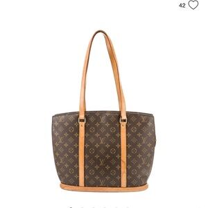 Authentic Louis Vuitton Babylone Monogram Tote Bag.